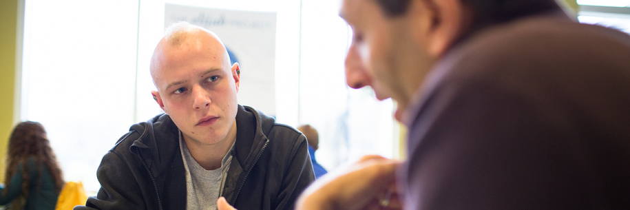 Photo: Student listening