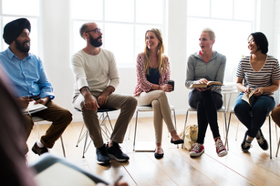 Photo: Group in dialogue